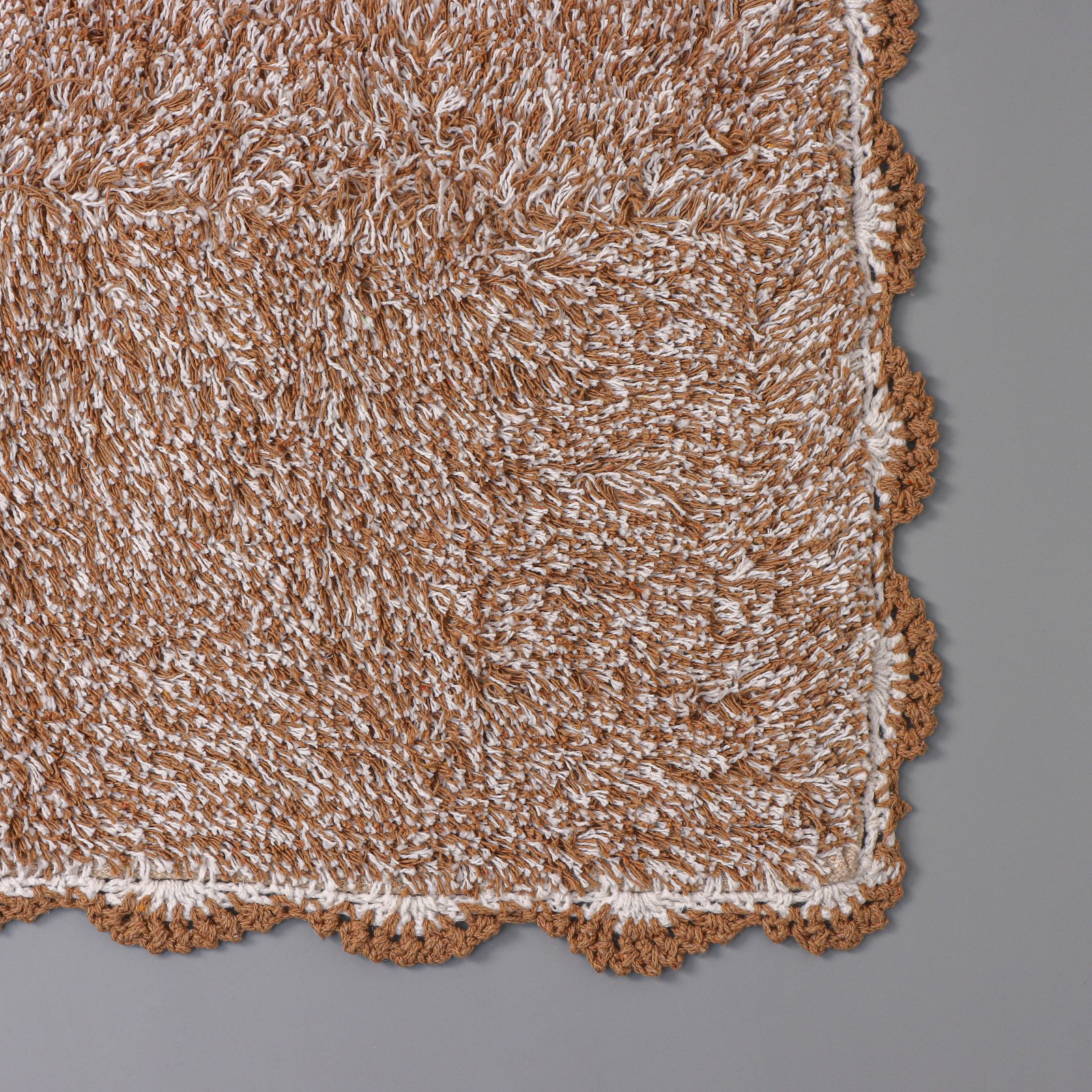 Коврик Доляна для ванной «Тэя» 50×80 см 100% хлопок цвет бежевый - фото 4