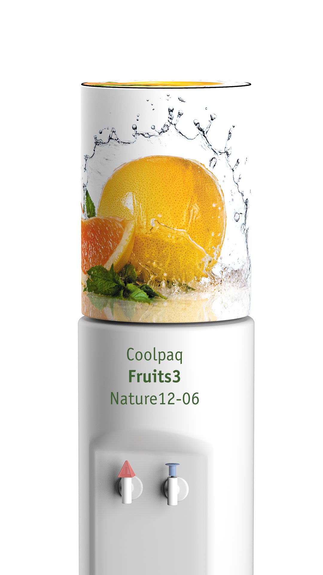 Чехол на бутыль 19л Coolpaq Grapefruit - фото 3