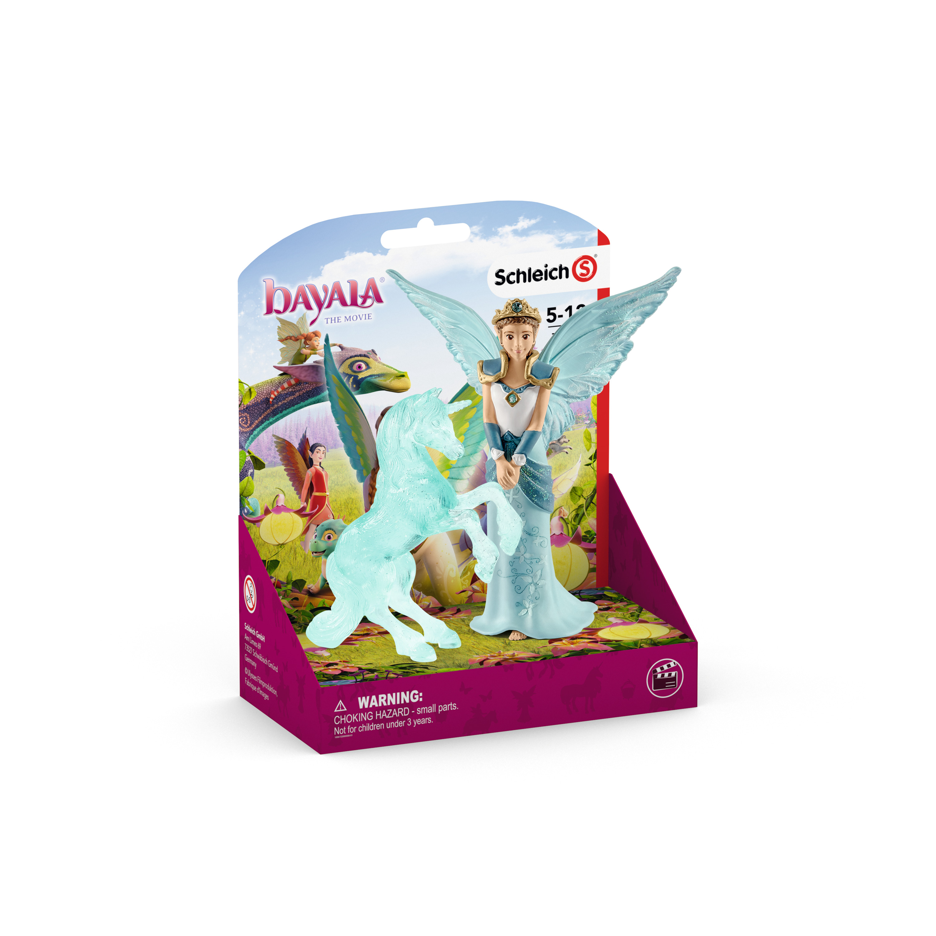 Игровой набор SCHLEICH Эльфийка Айела и ледяная статуя единорога - фото 1