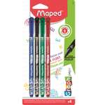 Ручка капиллярная Maped MAPED Graph 4цветов 4шт 1724005