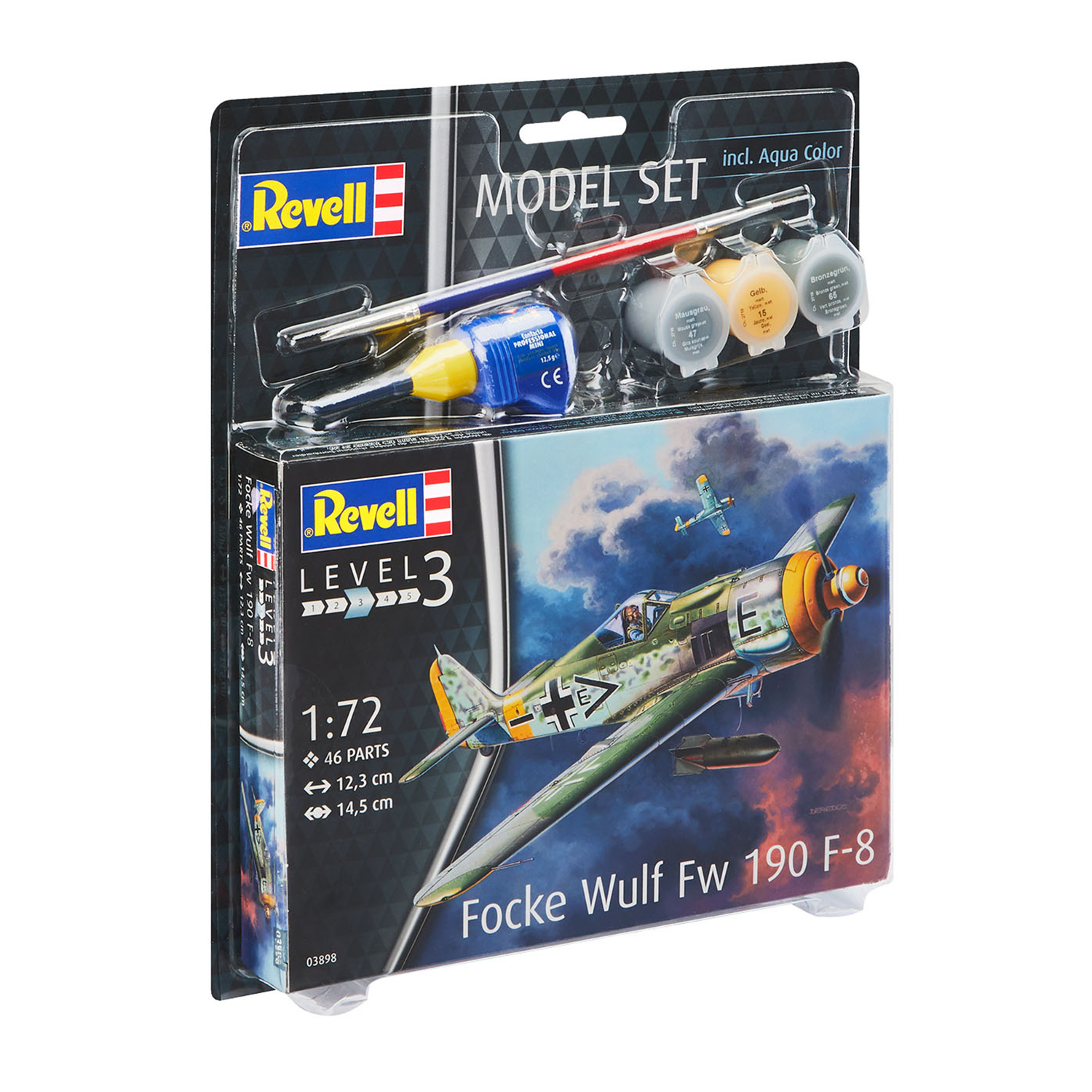 Сборная модель Revell Истребитель Focke Wulf Fw190 F-8 63898 - фото 2