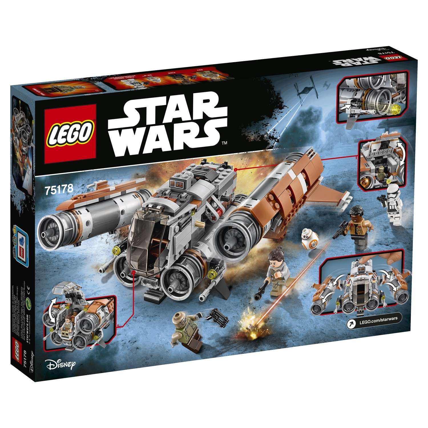 Конструктор LEGO Star Wars TM Квадджампер Джакку (75178) - фото 2