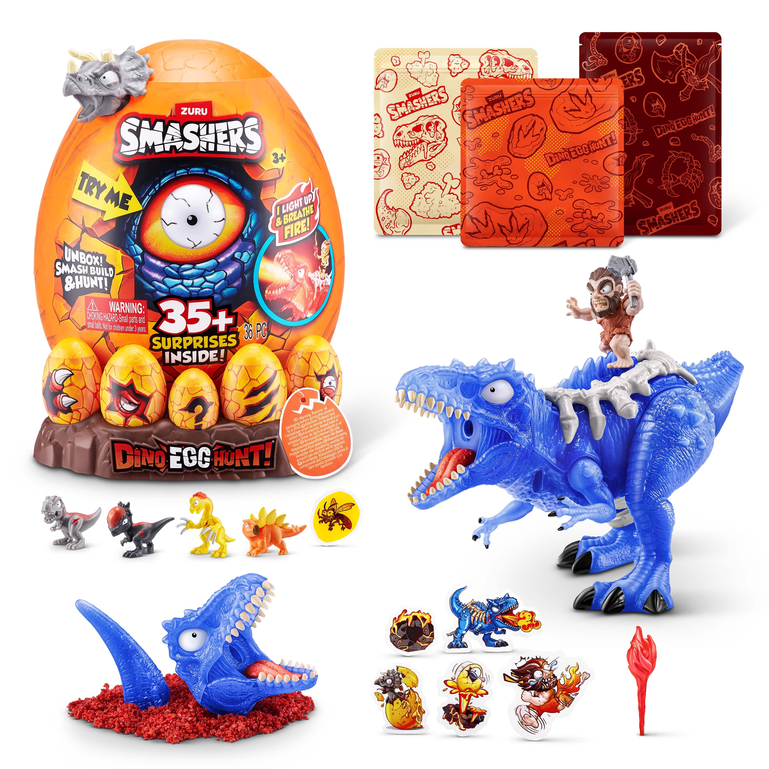 Игровой набор Zuru Smashers Dino Egg Hunt Дино-раскопки - фото 8