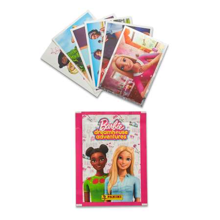 Наклейки коллекционные Panini Барби Barbie Приключения в доме мечты 6 пакетиков в эко-блистере