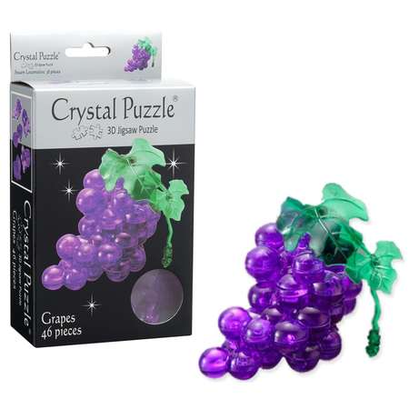 3D-пазл Crystal Puzzle IQ игра для детей кристальный Виноград 46 деталей