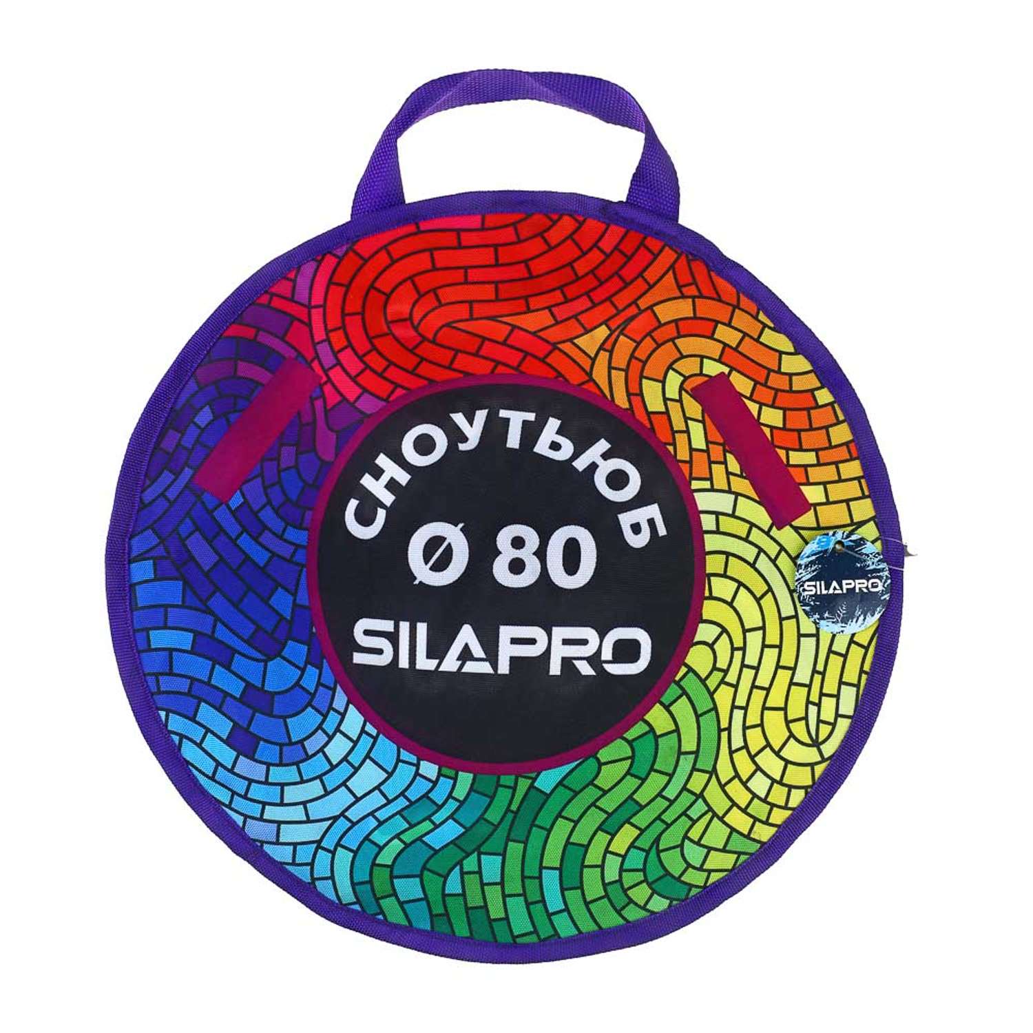 Сноутьюб SILAPRO с сиденьем Бульбушки диаметр 80 см материал оксфорд 600D - фото 5
