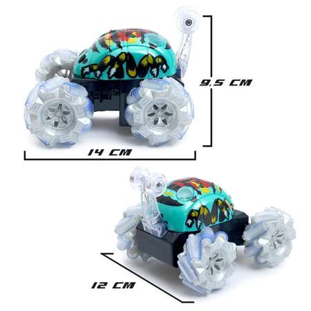 Перевёртыш Автоград радиоуправляемый «Скорость» работает от батареек 27 MHz световые эффекты МИКС