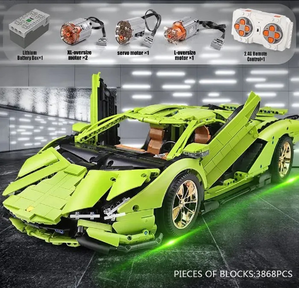 Автомобиль РУ Mould King Lamborghini Sian FKP 37 - фото 10