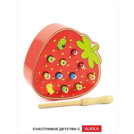 Игрушка AUKKA рыбалка Клубничка