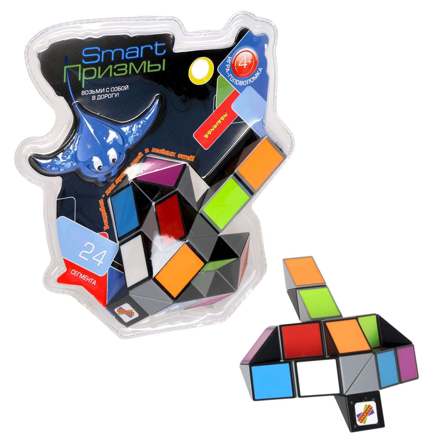 Игра логическая Bondibon Smart Призмы Скат 24элемента Разноцветный ВВ5280 - фото 6