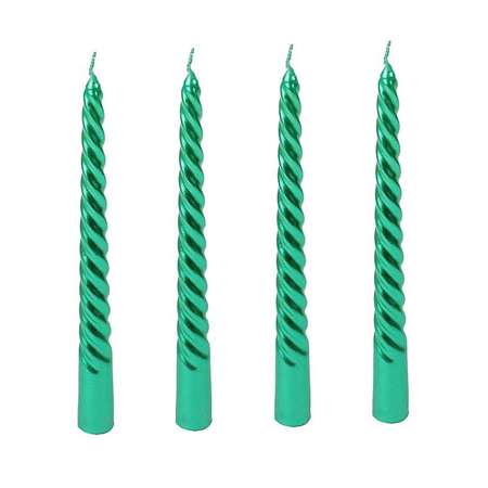 Ароматизированные свечи Ripoma Зеленые 20 см 4 шт 03413514
