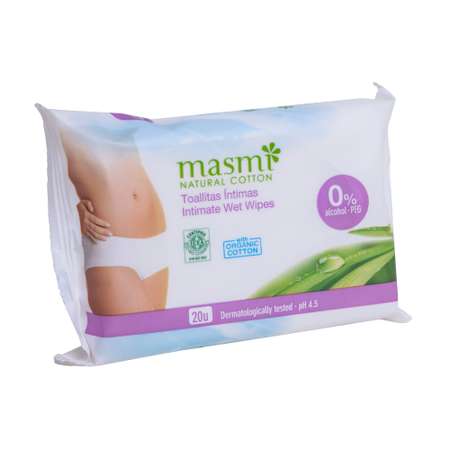 Влажные салфетки Masmi для интимной гигиены 20 шт