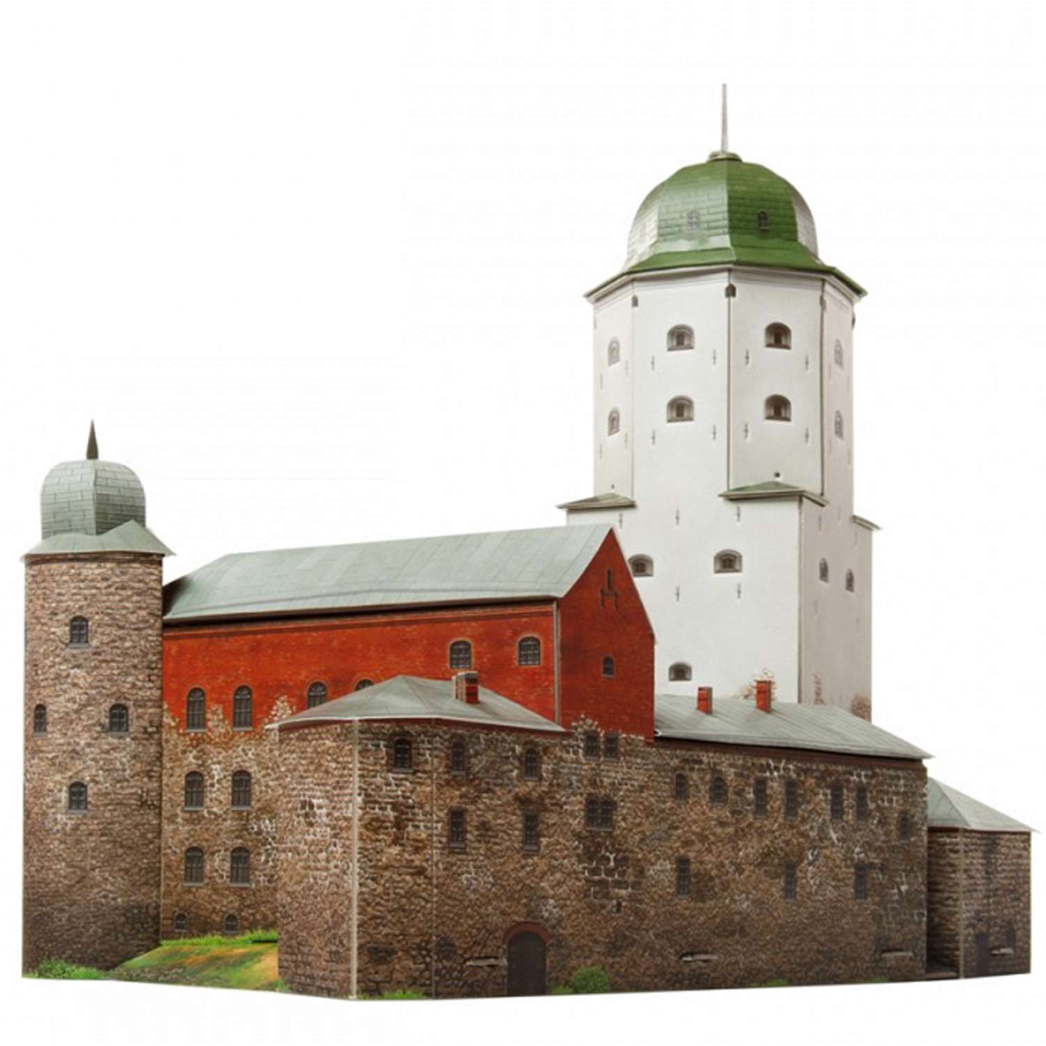 Сборная модель Умная бумага Архитектура Выборгский замок 435 435 - фото 2