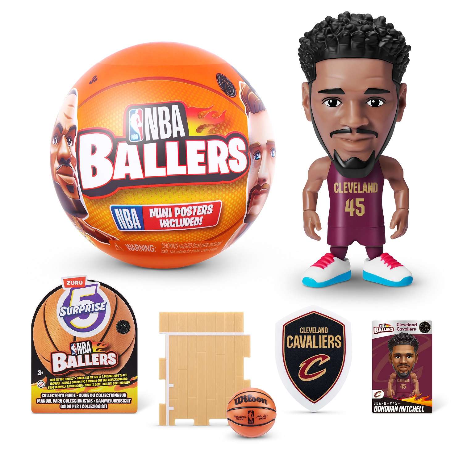 Игрушка Zuru 5 surprise NBA Ballers Шар в непрозрачной упаковке (Сюрприз) 77490GQ4-S002 - фото 6