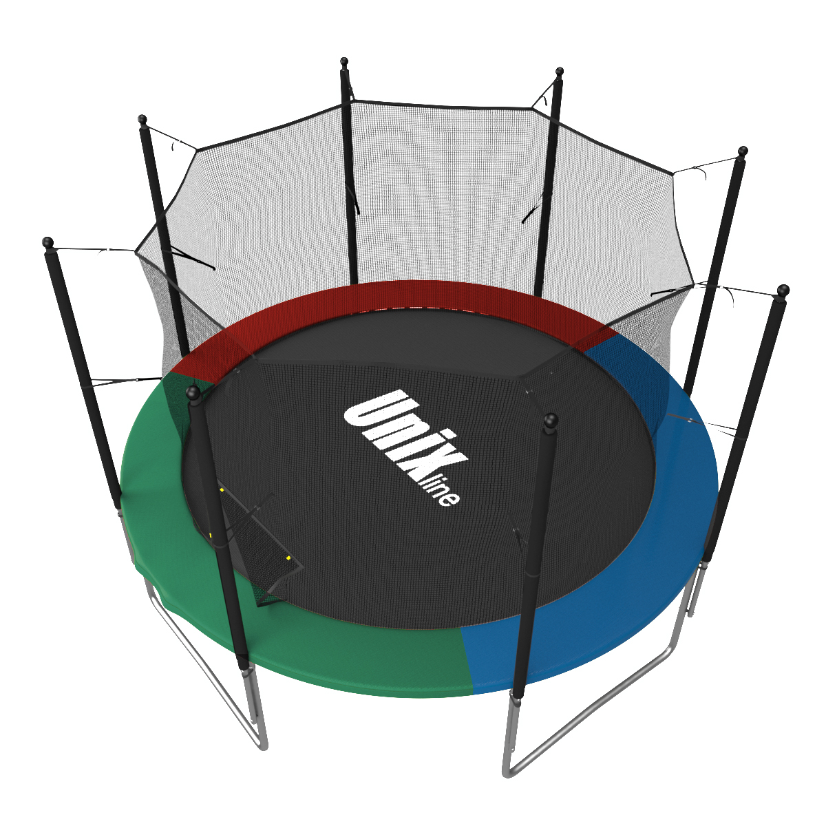 Батут UNIX line Simple 8 ft Color inside - фото 1