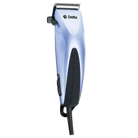 Машинка для стрижки волос Delta DL-4052 синий 10Вт 4 съемных гребня