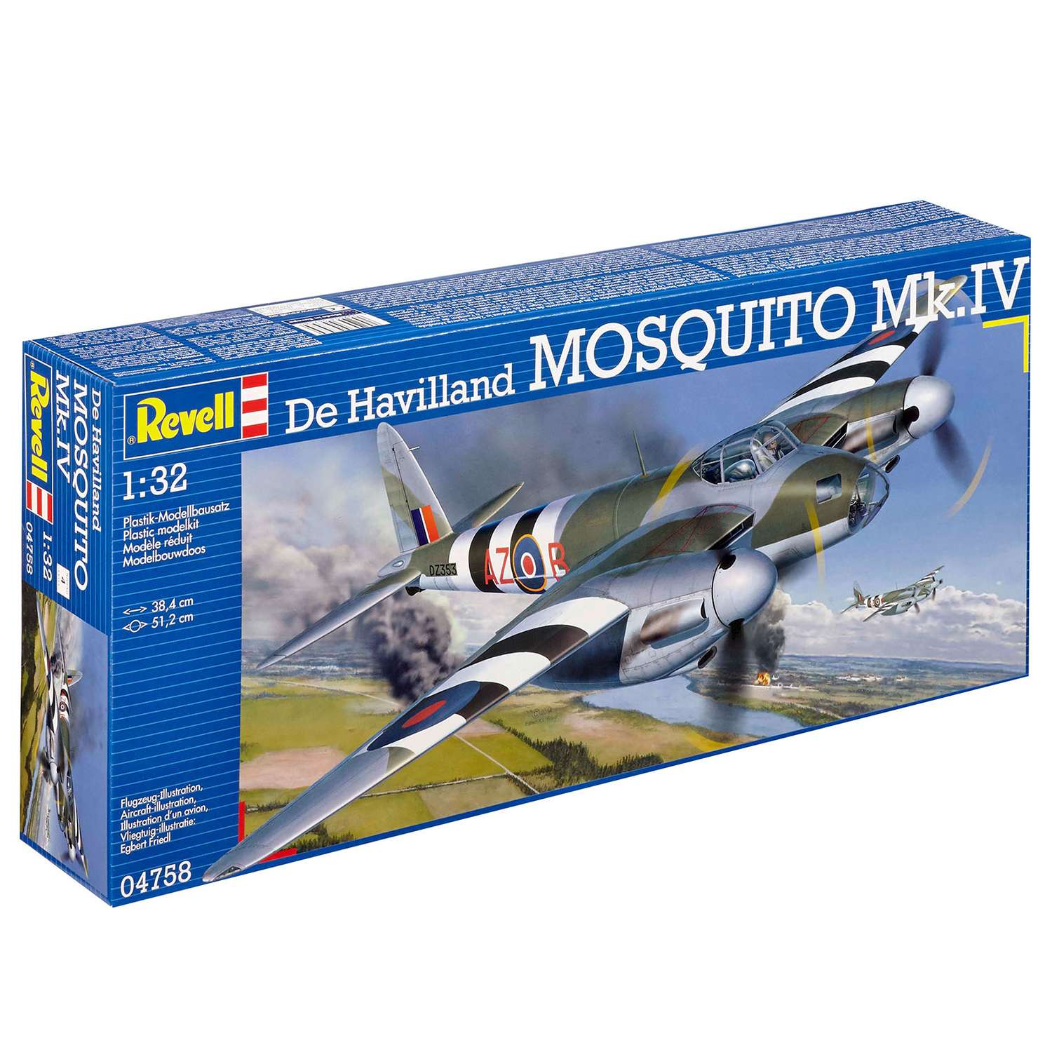 Сборная модель Revell Самолет Mosquito Mk IV 04758 - фото 2