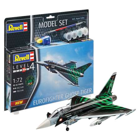 Сборная модель Revell Набор Многоцелевой истребитель четвёртого поколения Eurofighter Ghost Tiger