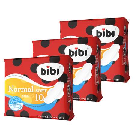 Прокладки Bibi Normal Soft 3 упаковки