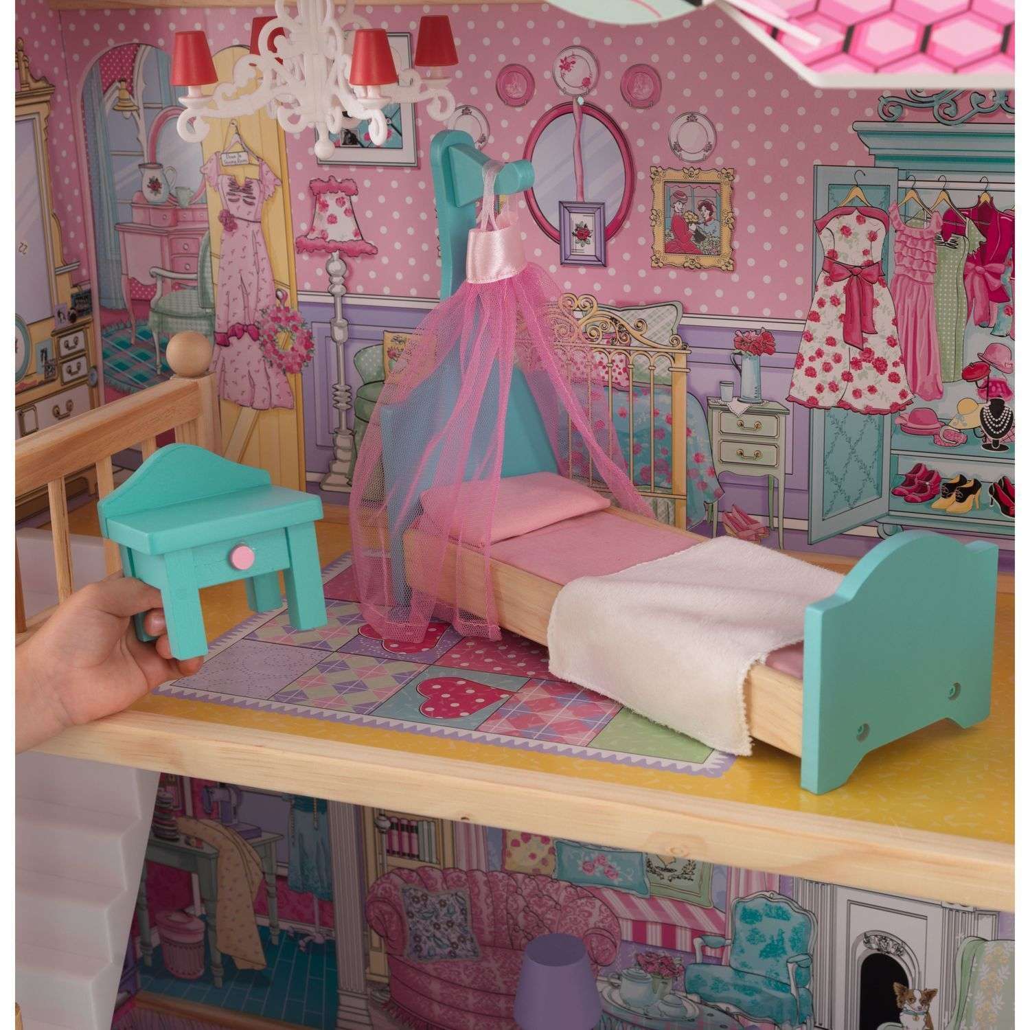 Кукольный домик KidKraft Аннабель с мебелью 17 предметов подарочный 65934_KE 65934_KE - фото 7