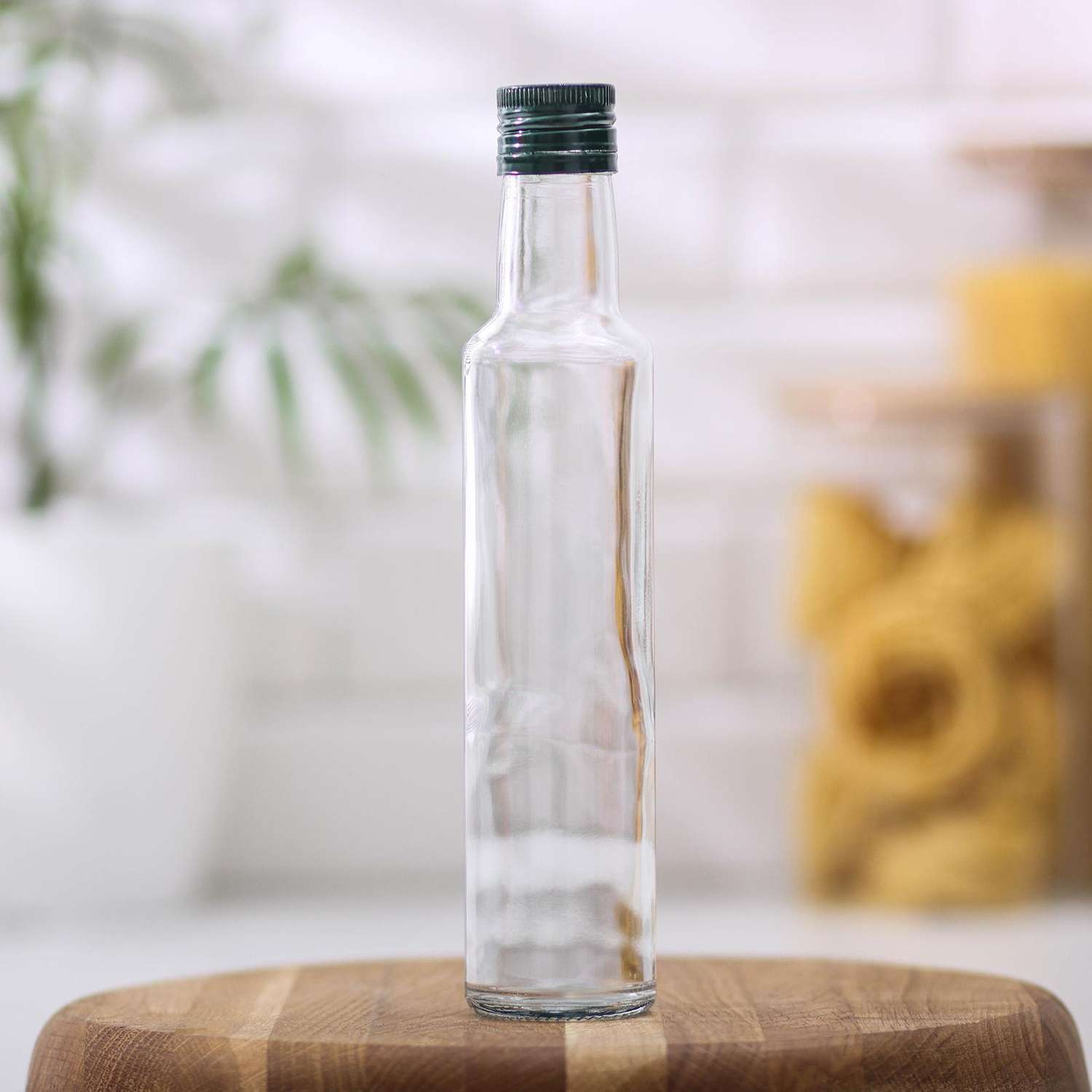 Бутыль Sima-Land стеклянная для соусов и масла с металлической крышкой «Феб» 300 мл 5×24 см - фото 1