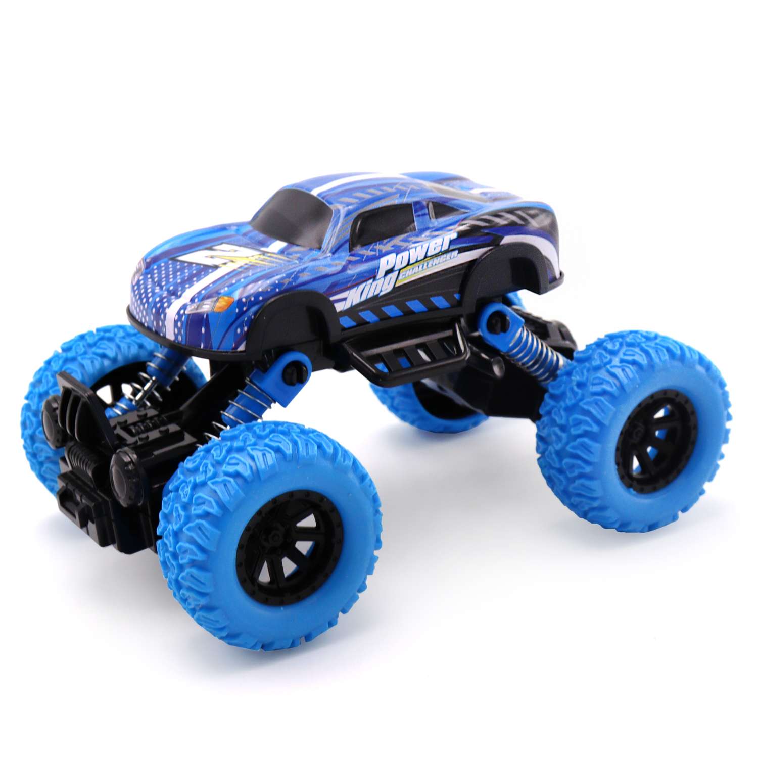 Машинка Funky Toys с синими колесами Синяя FT8489-2 FT8489-2 - фото 1