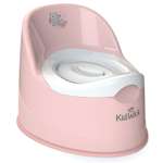 Горшок туалетный KidWick Гигант с крышкой Розовый-Темно-розовый