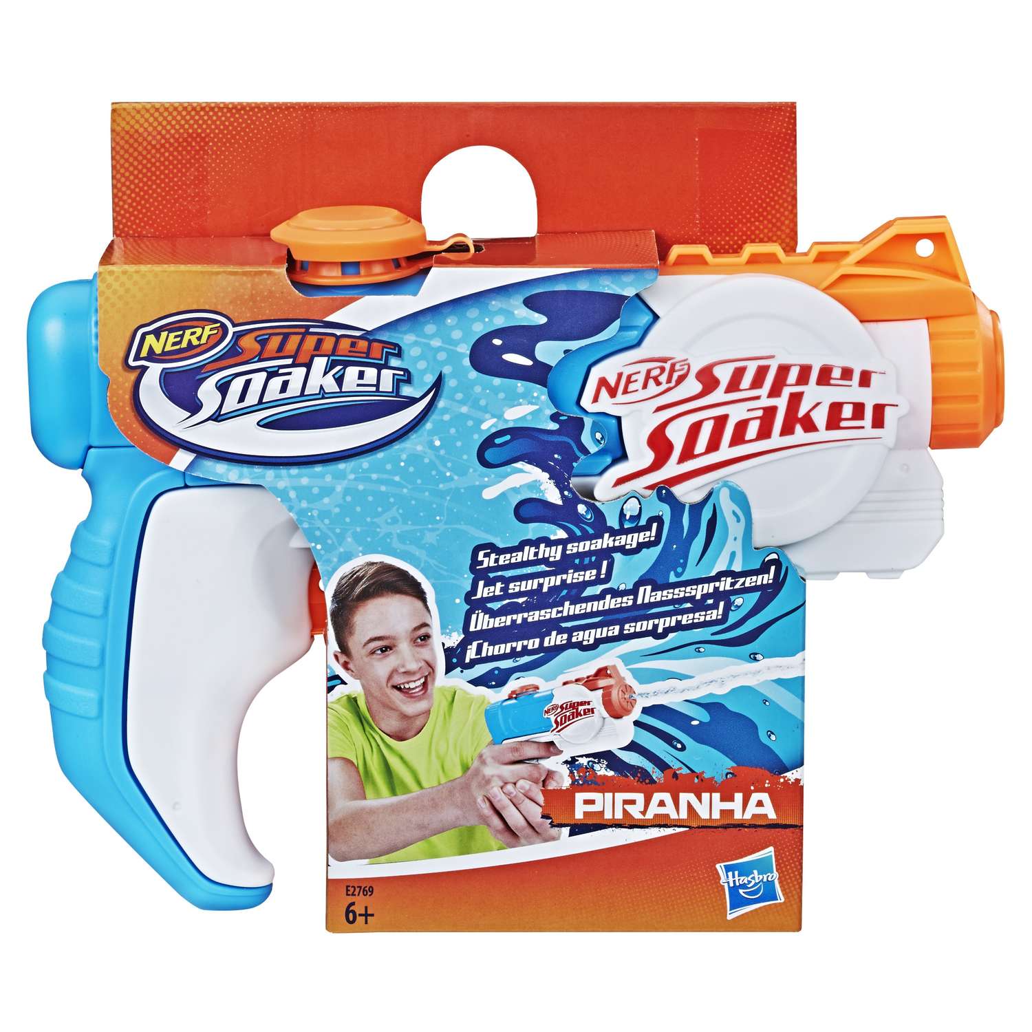 Бластер водяной Nerf Super Soaker Пиранья E2769EU4 - фото 2