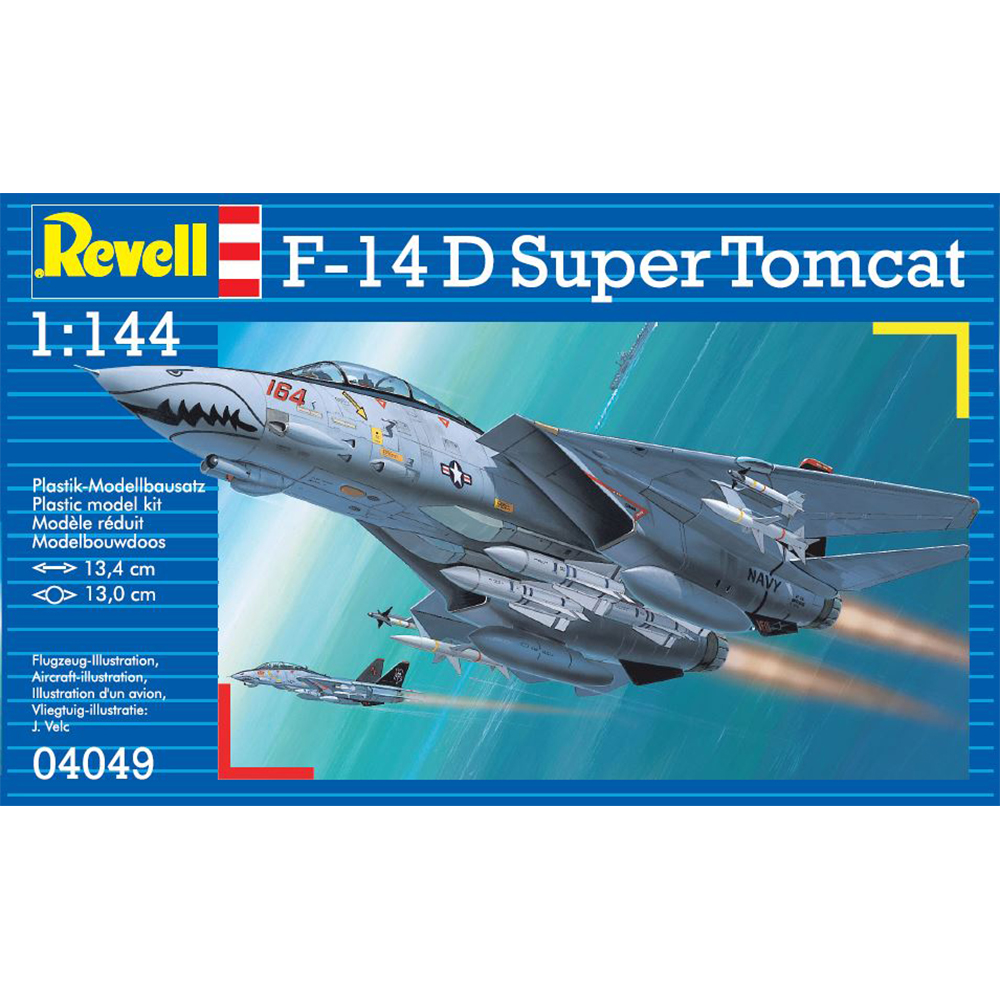 Сборная модель Revell Истребитель F-14D Super Tomcat 1:144 04049 - фото 1