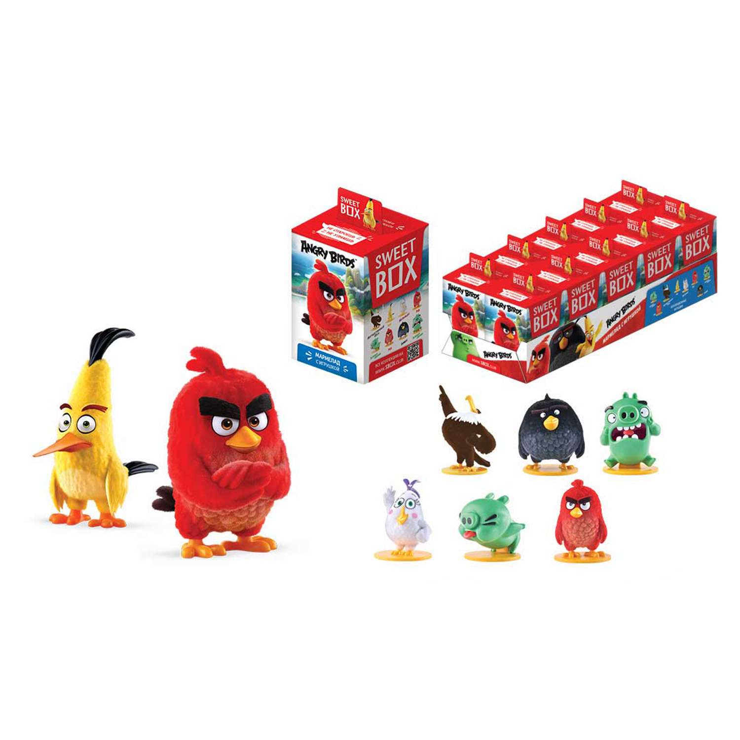 Мармелад Sweet box Angry Birds игрушка в коробке 10г - фото 2