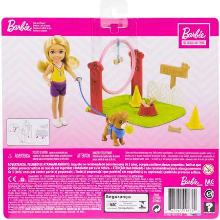 Набор Barbie Дрессировщик собак Челси с питомцем GTN62