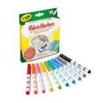 Фломастеры CRAYOLA 10 шт для росписи ткани