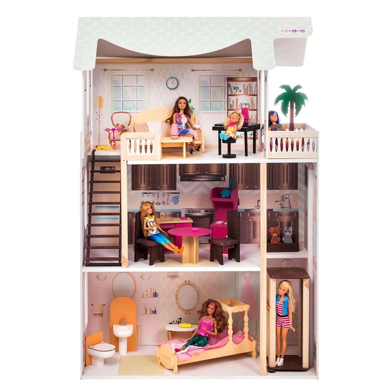 Кукольный домик Paremo Сан-Ремо с мебелью 20 предметов PD318-06 PD318-06 - фото 11