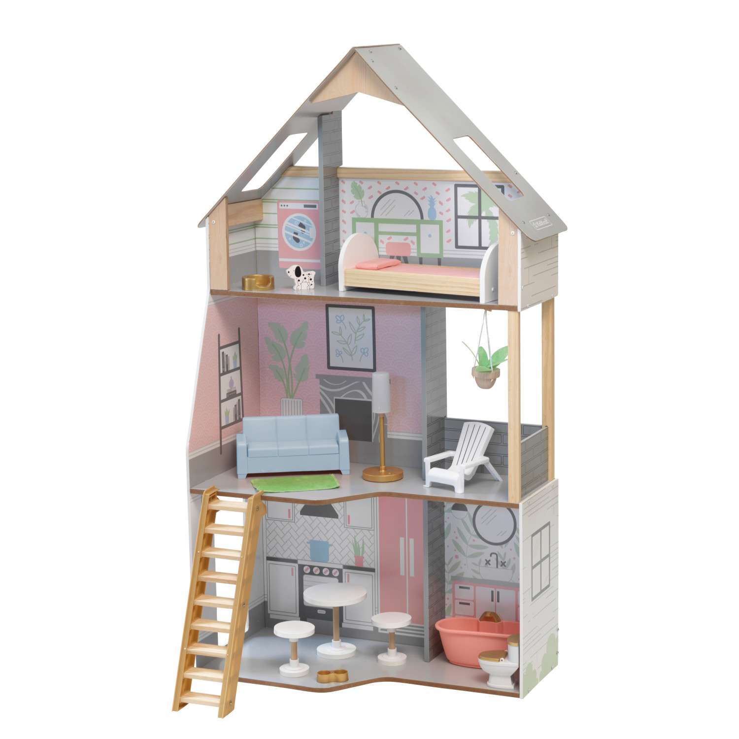 Кукольный домик  KidKraft Алина с мебелью 15 предметов 10229_KE 10229_KE - фото 8