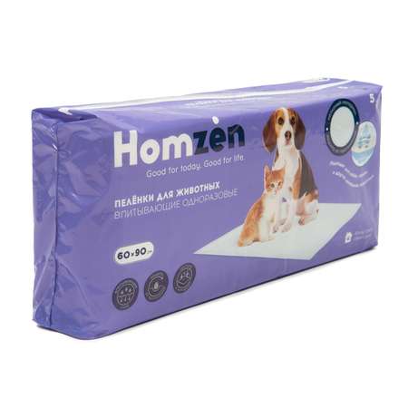 Пелёнки для животных Homzen 60*90см 5шт