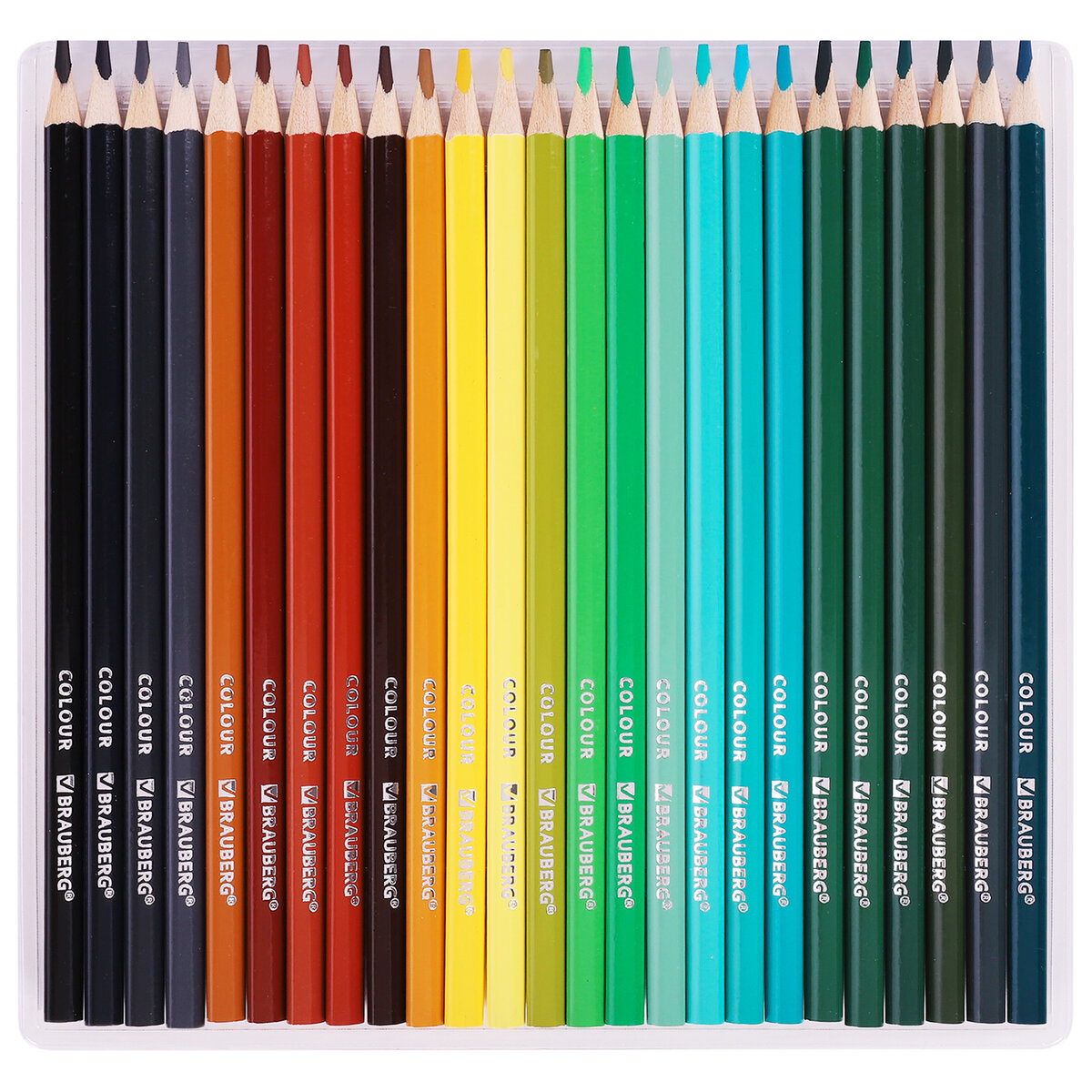 Карандаши цветные Brauberg деревянные для рисования мягкие яркие 50 цветов - фото 9