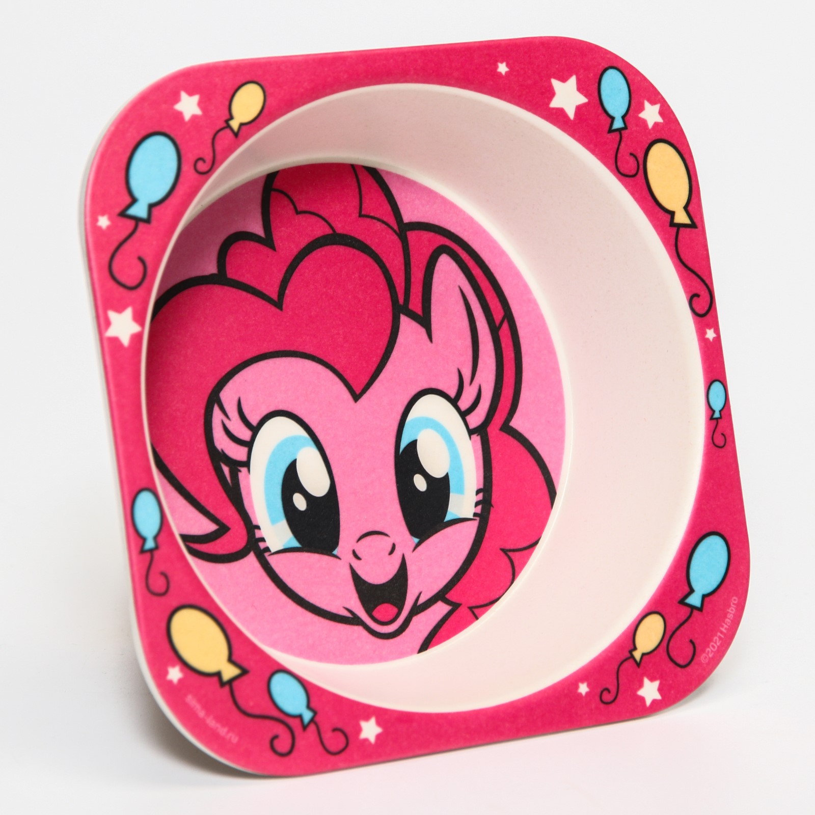 Миска Hasbro Детская из бамбука «Пинки пай» My Little Pony - фото 1