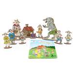 Кукольный театр Большой Слон сказки на столе Семеро козлят