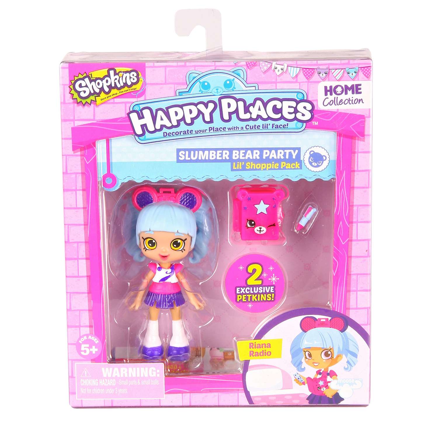 Набор с куклой Happy Places Shopkins Shoppie Риана Радио (56412) - фото 1