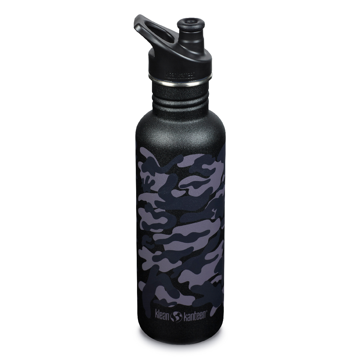 Бутылка Klean Kanteen Classic Sport 27oz Black Camo 800 мл - фото 2