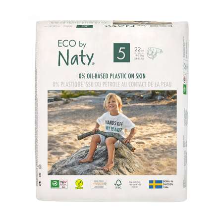 Подгузники Naty Размер 5 11-25 кг. 22 шт