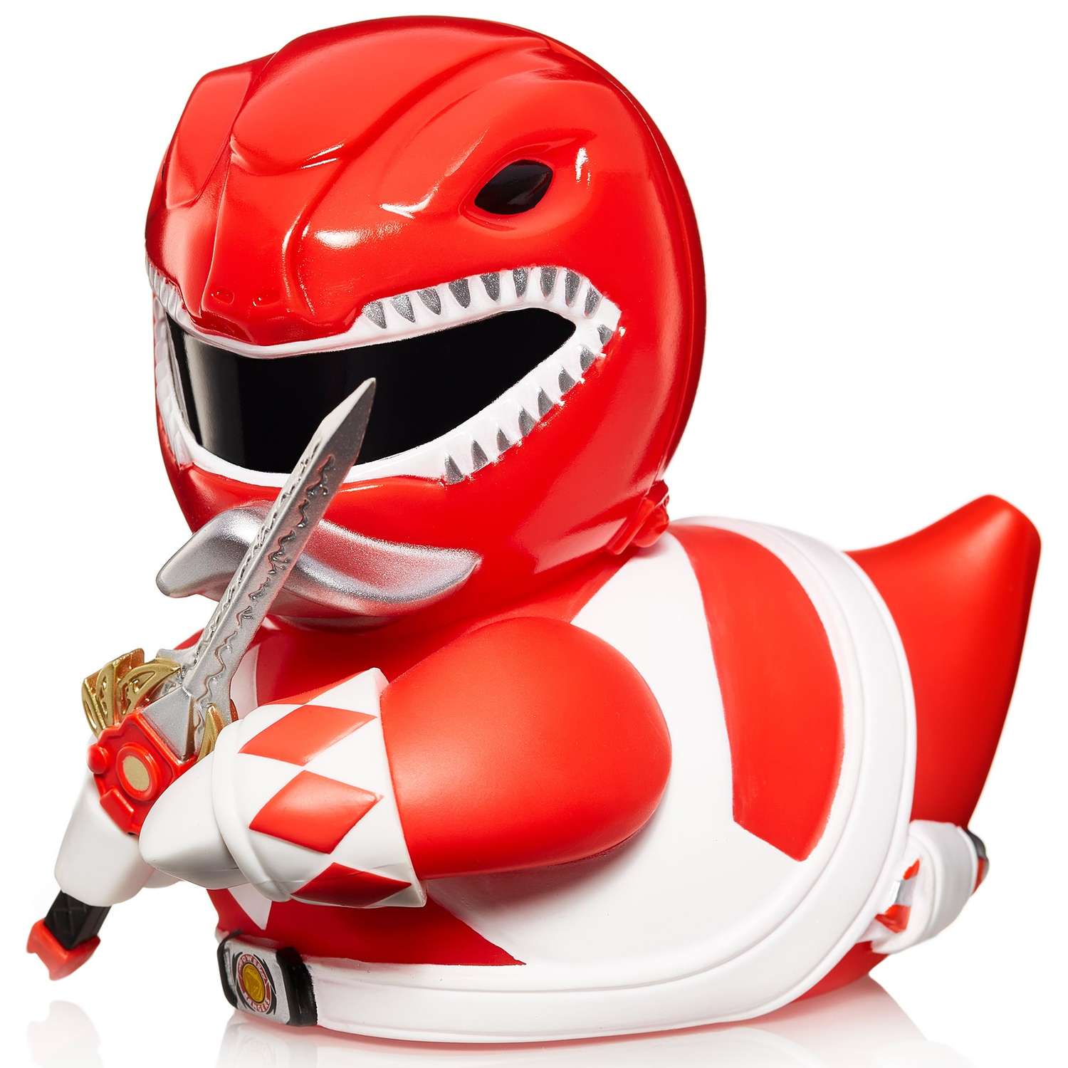 Фигурка Power Rangers Утка Tubbz Красный рейнджер из Могучие рейнджеры - фото 1
