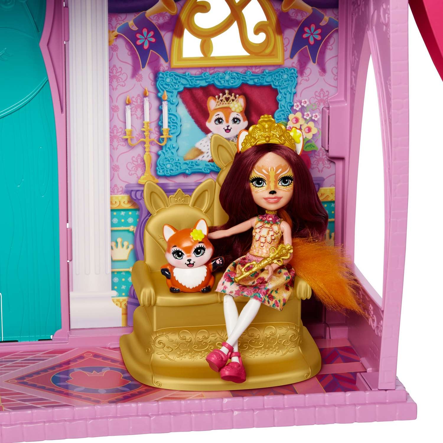 Дом для кукол Enchantimals Семья Бал в королевском замке с куклой, мебелью и аксессуарами GYJ17 GYJ17 - фото 9