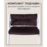 Комплект подушек для стульчика Конёк-Горбунёк Комфорт Шоколад