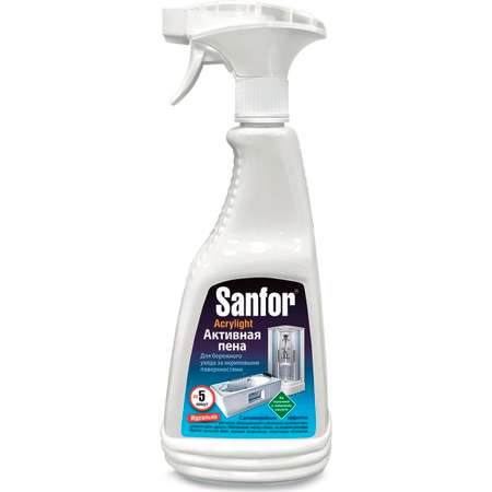 Чистящее средство Sanfor для ванн Акрилайт пена 700мл