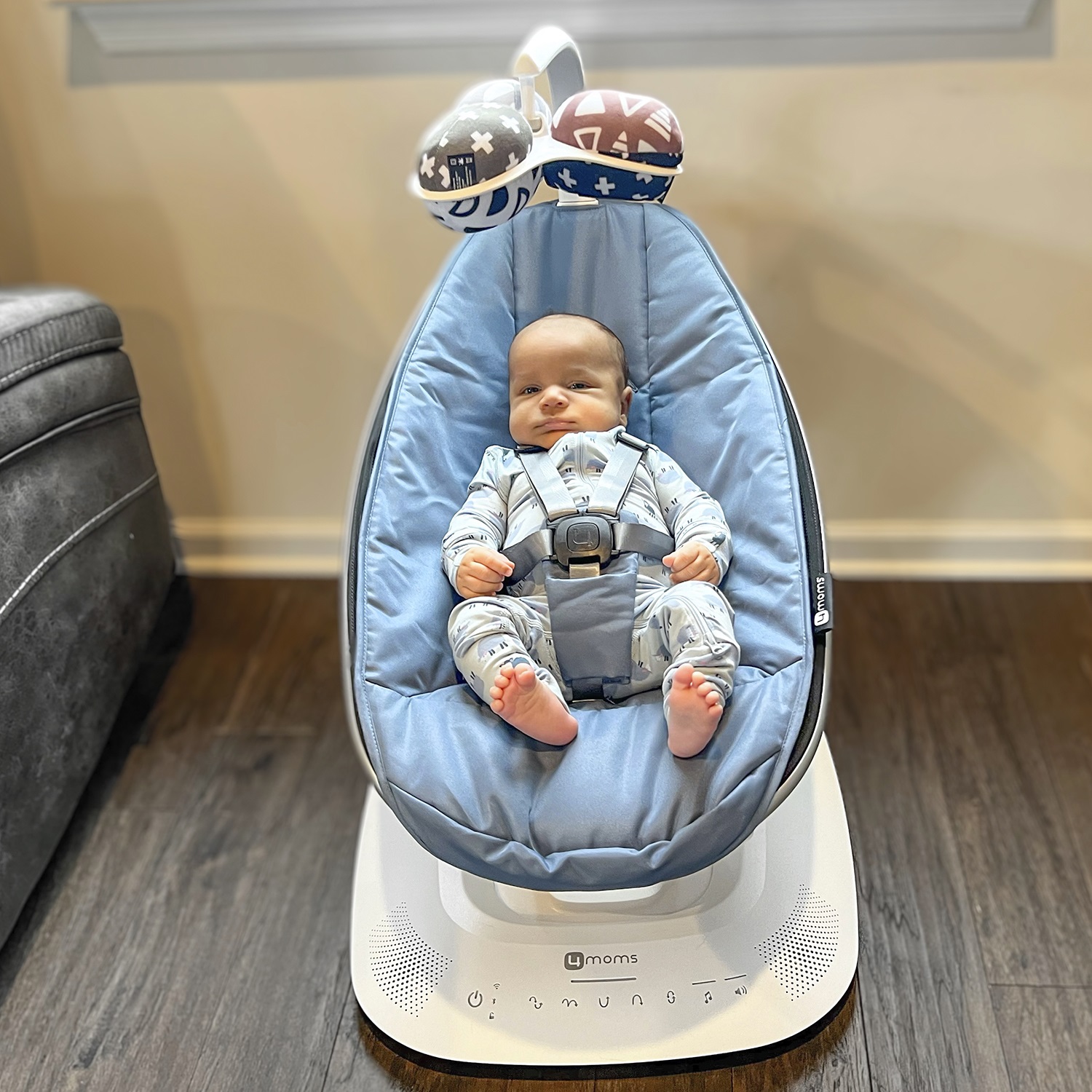 Кресло-качалка 4Moms mamaRoo New Slate Blue - фото 8