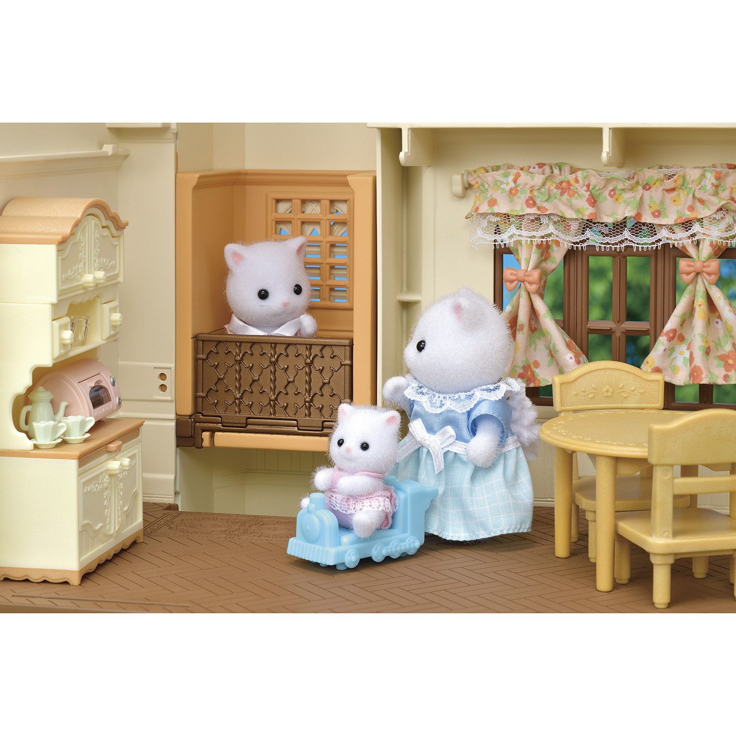 Набор Sylvanian Families Трехэтажный дом с флюгером 5400 - фото 18