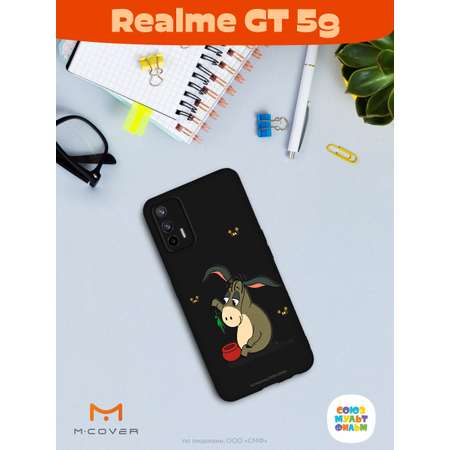 Силиконовый чехол Mcover для смартфона Realme GT 5G Союзмультфильм Грустный Ослик Иа