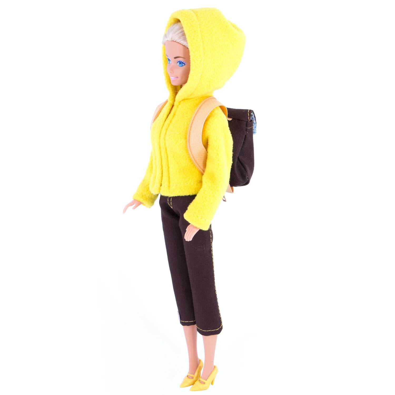 Набор одежды Модница для куклы 29 см 9999 желтый 9999желтый&amp;коричневый - фото 8