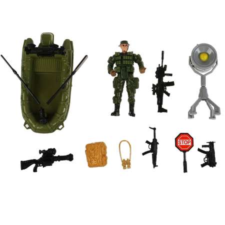 Набор игровой Играем вместе солдатики с оружием 10 предметов 295595